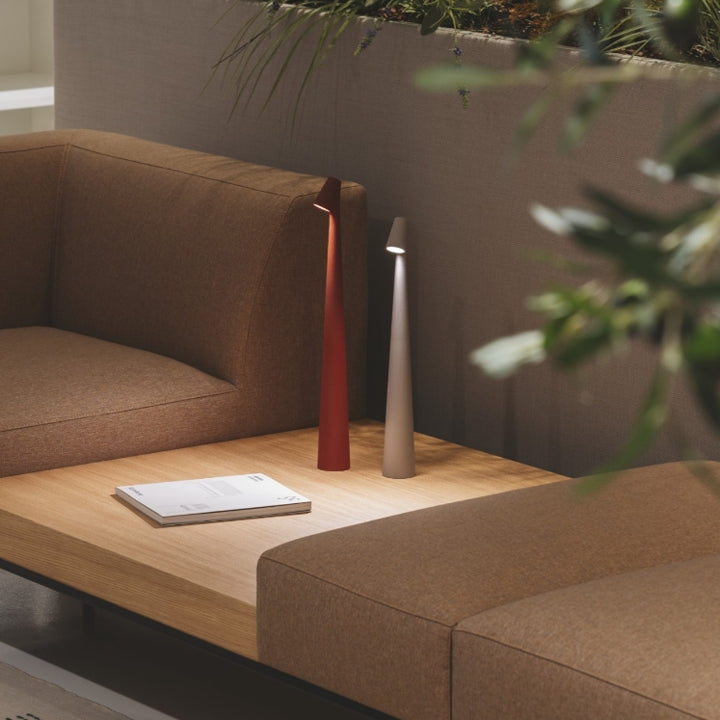 Kabellose LED Tischleuchte Kalem mit Dimmer – Modernes Aluminium Design