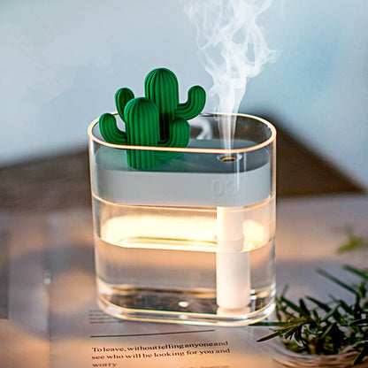Ultraschall Luftbefeuchter Kaktus Design – Kompakter Diffuser Mit Timer