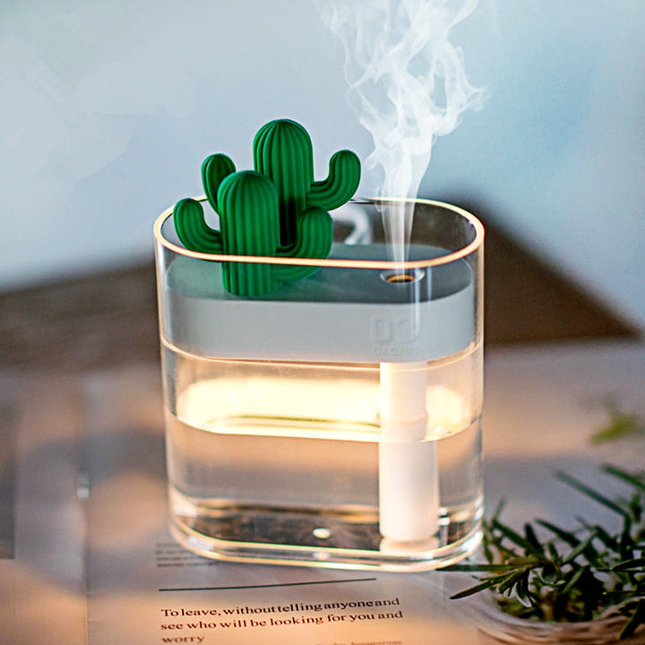 Ultraschall Luftbefeuchter Kaktus Design – Kompakter Diffuser Mit Timer