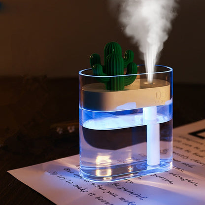 Ultraschall Luftbefeuchter Kaktus Design – Kompakter Diffuser Mit Timer