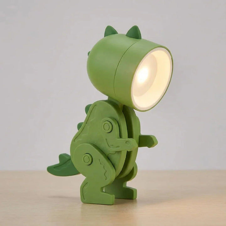 Kinder Schreibtischlampe Dinosaurier Faltbar Mit Klemme
