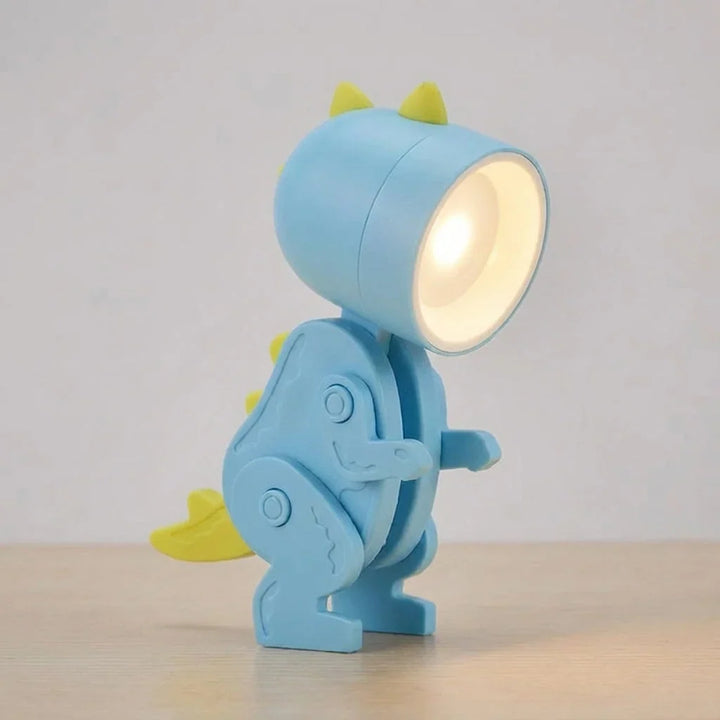 Faltbare Kinderlampe zur platzsparenden Aufbewahrung auf dem Schreibtisch