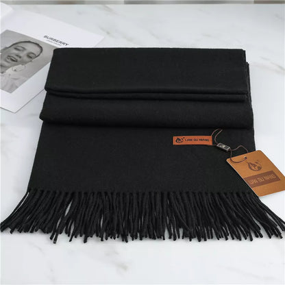 Damen Kaschmir Schal Mit Klassischem Design