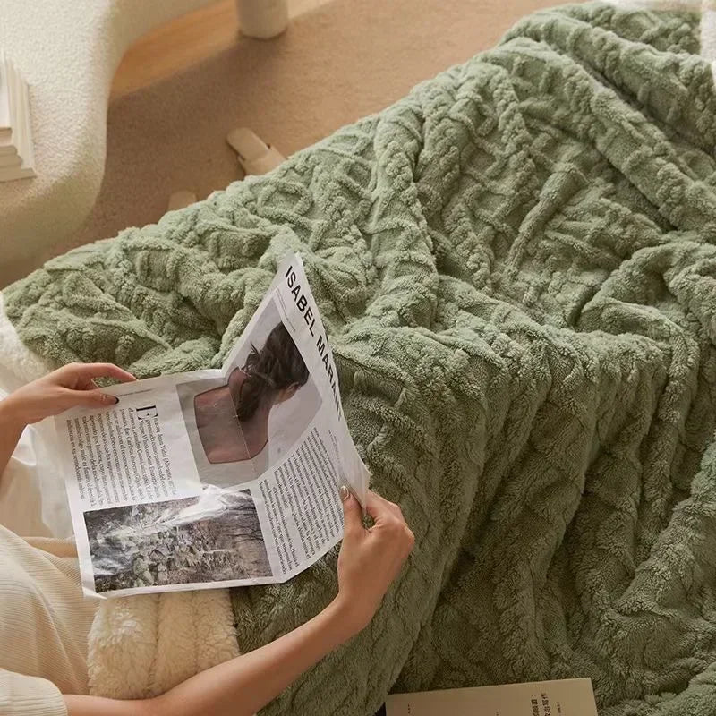 Kuschelige Fleece-Decke – Weich, warm & stilvoll für den Winter