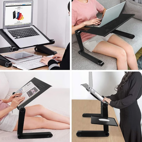 Verstellbarer 360° Laptopständer – ergonomisch, leicht & multifunktional