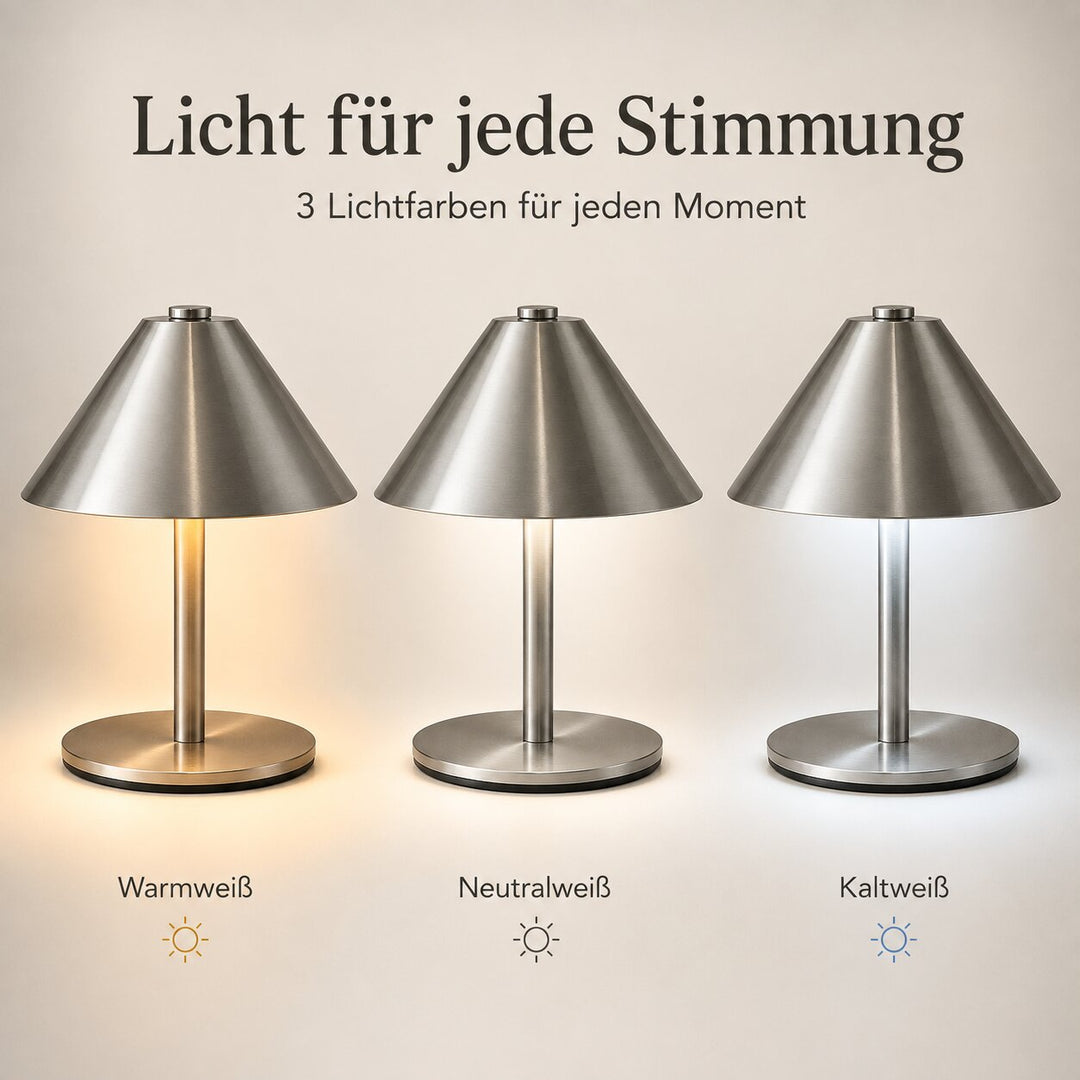 LED-Tischlampe zur sanften Beleuchtung am Abend