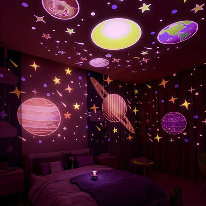 Sternenprojektor Nachtlampe für Kinder – dimmbar & sicher mit Musikfunktion
