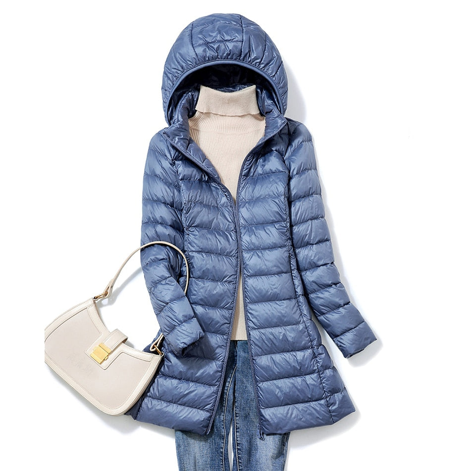Damen Winterjacke Leicht Und Lässig Mit Klassischem Design