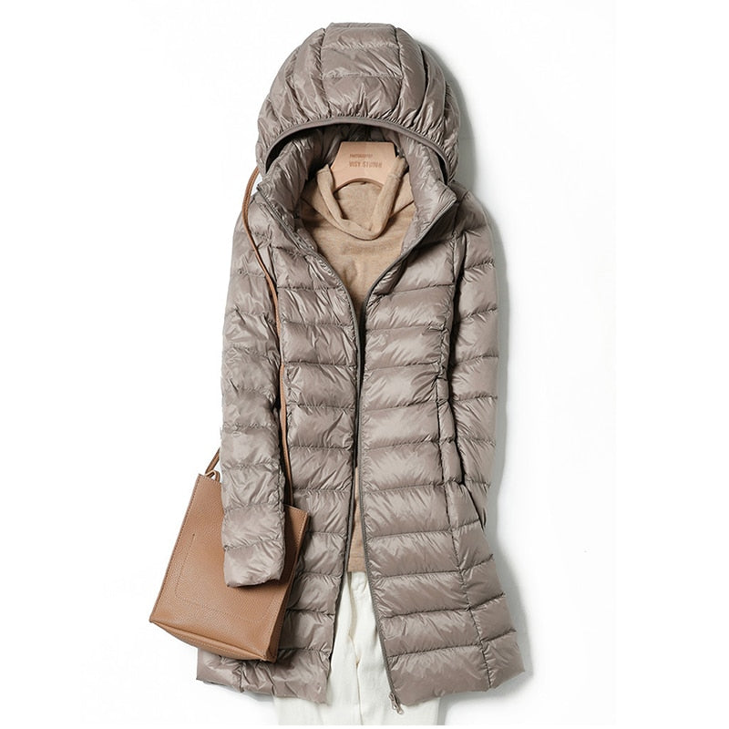 Damen Winterjacke Leicht Und Lässig Mit Klassischem Design