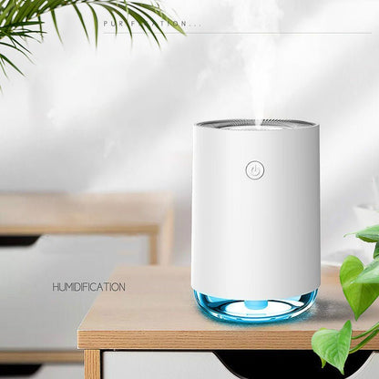 Kompakter Ultraschall Diffuser Und Luftbefeuchter – Stilvolles Mini-Gerät Für Zuhause Und Büro