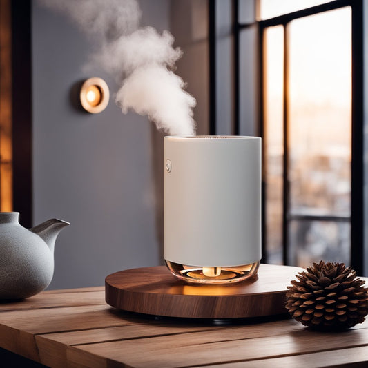 Kompakter Ultraschall Diffuser Und Luftbefeuchter – Stilvolles Mini-Gerät Für Zuhause Und Büro