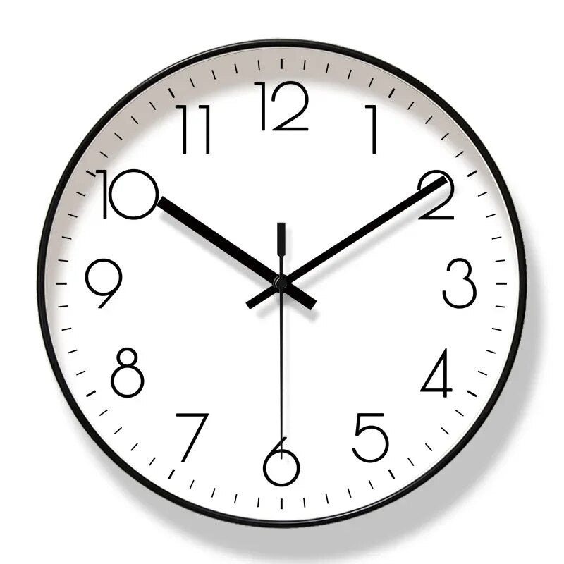 Variant image for Moderne Wanduhr Schwarz Im Nordischen Stil-10