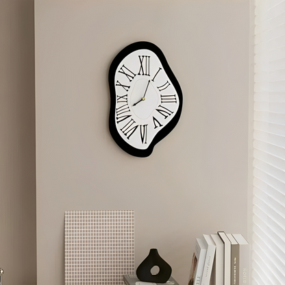 Geräuschlose Wanduhr mit römischen Zahlen – Modernes nordisches Design