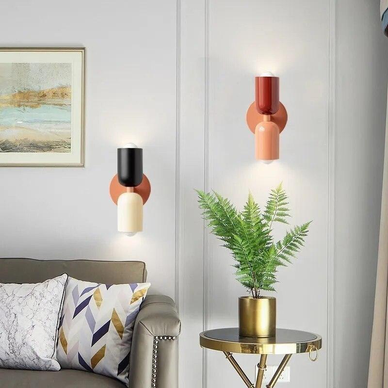 Moderne Doppelköpfige LED Wandleuchte - Vielseitige Wandbeleuchtung