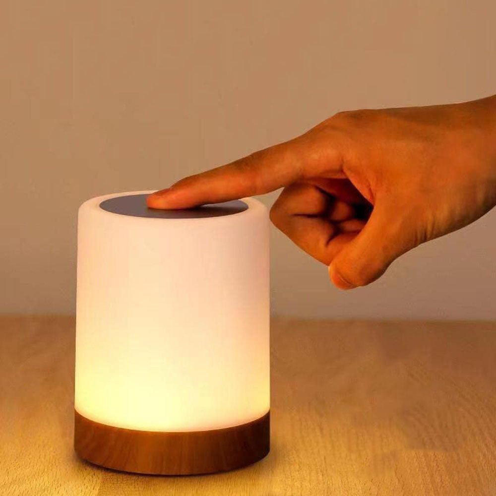 Dimmable Touch-Tischlampe mit Farbwechsel für modernes Wohnen