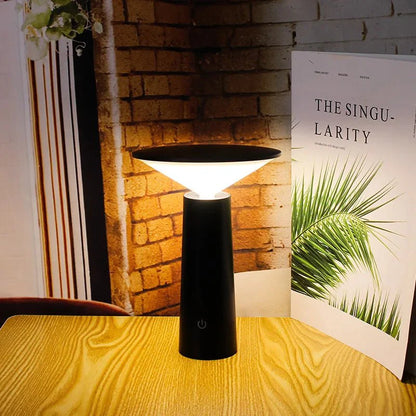 Kabellose LED-Tischlampe mit einstellbarem Licht für moderne Räume