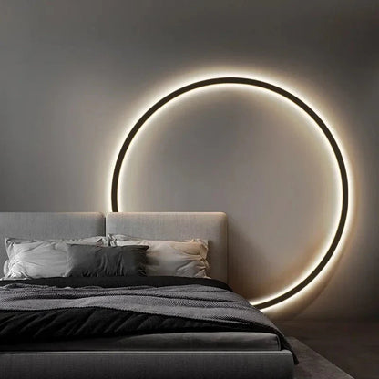 LED runde Wandlampe mit warmem Licht für Wohnzimmer