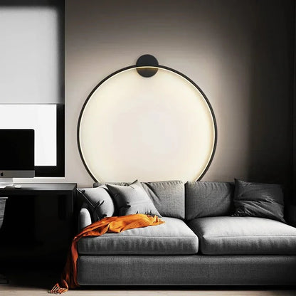 LED runde Wandlampe mit warmem Licht für Wohnzimmer