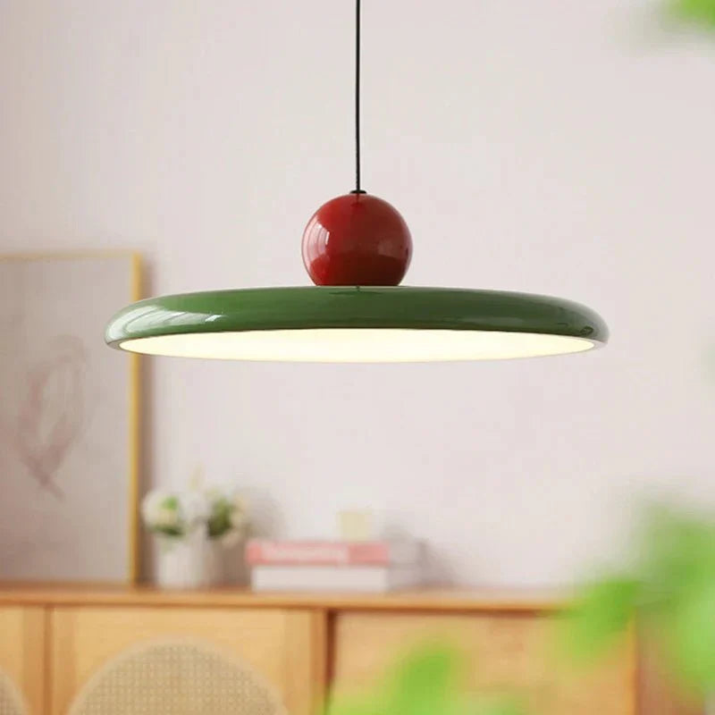 Glint - Bauhaus - inspirierte Glazen Lampe - Deckenleuchte - Rot - Müller Mode