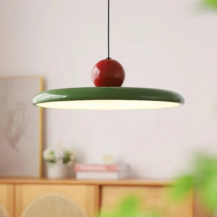 Glint - Bauhaus - inspirierte Glazen Lampe - Deckenleuchte - Rot - Müller Mode