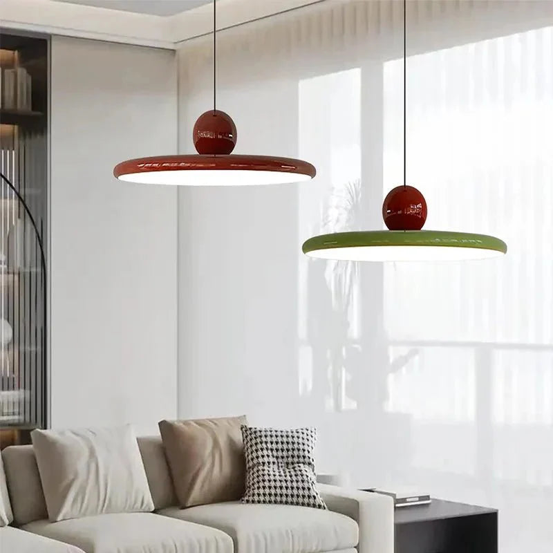 Schlanke Pendelleuchte mit Glasur-Design für Esszimmer und Küche