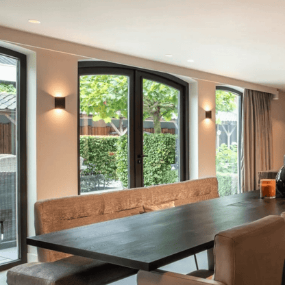 Geometrische LED-Wandleuchte mit warmem Licht für Schlafzimmer und Flur