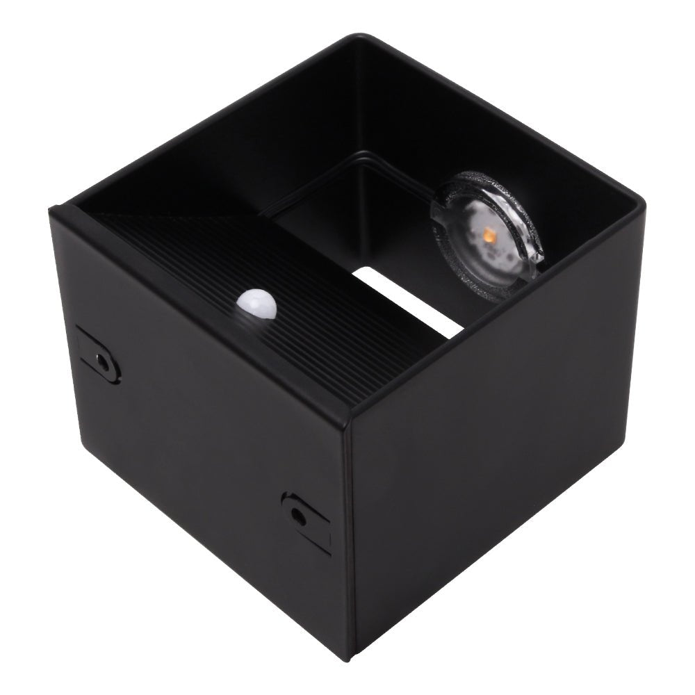 Geometrische LED-Wandleuchte mit warmem Licht für Schlafzimmer und Flur