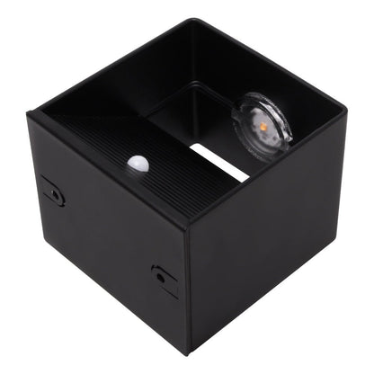 Geometrische LED-Wandleuchte mit warmem Licht für Schlafzimmer und Flur
