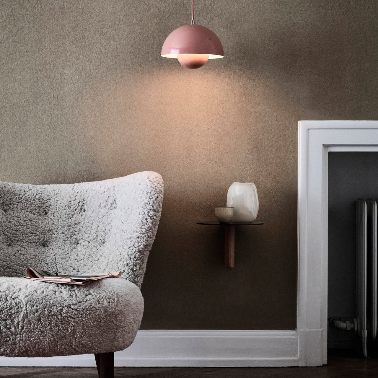 Elegante runde Hängelampe mit Kuppeldesign für Esszimmer und Küche