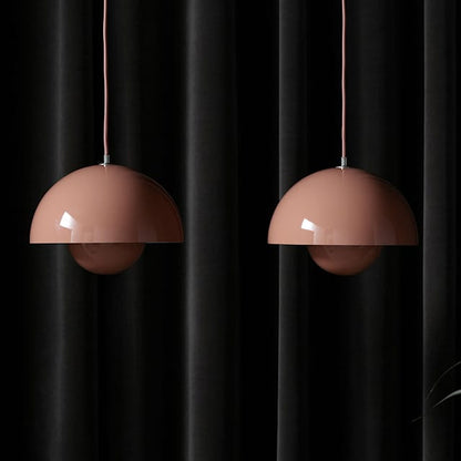 Elegante runde Hängelampe mit Kuppeldesign für Esszimmer und Küche