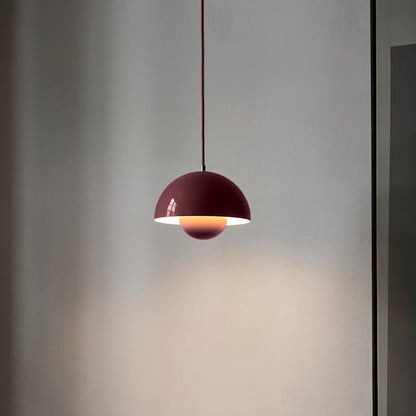 Elegante runde Hängelampe mit Kuppeldesign für Esszimmer und Küche