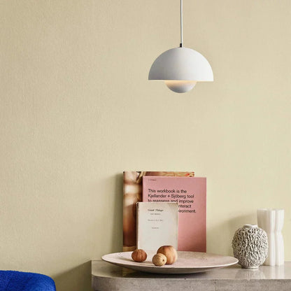 Elegante runde Hängelampe mit Kuppeldesign für Esszimmer und Küche