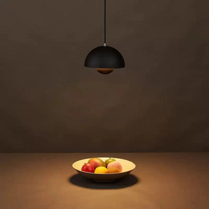 Elegante runde Hängelampe mit Kuppeldesign für Esszimmer und Küche
