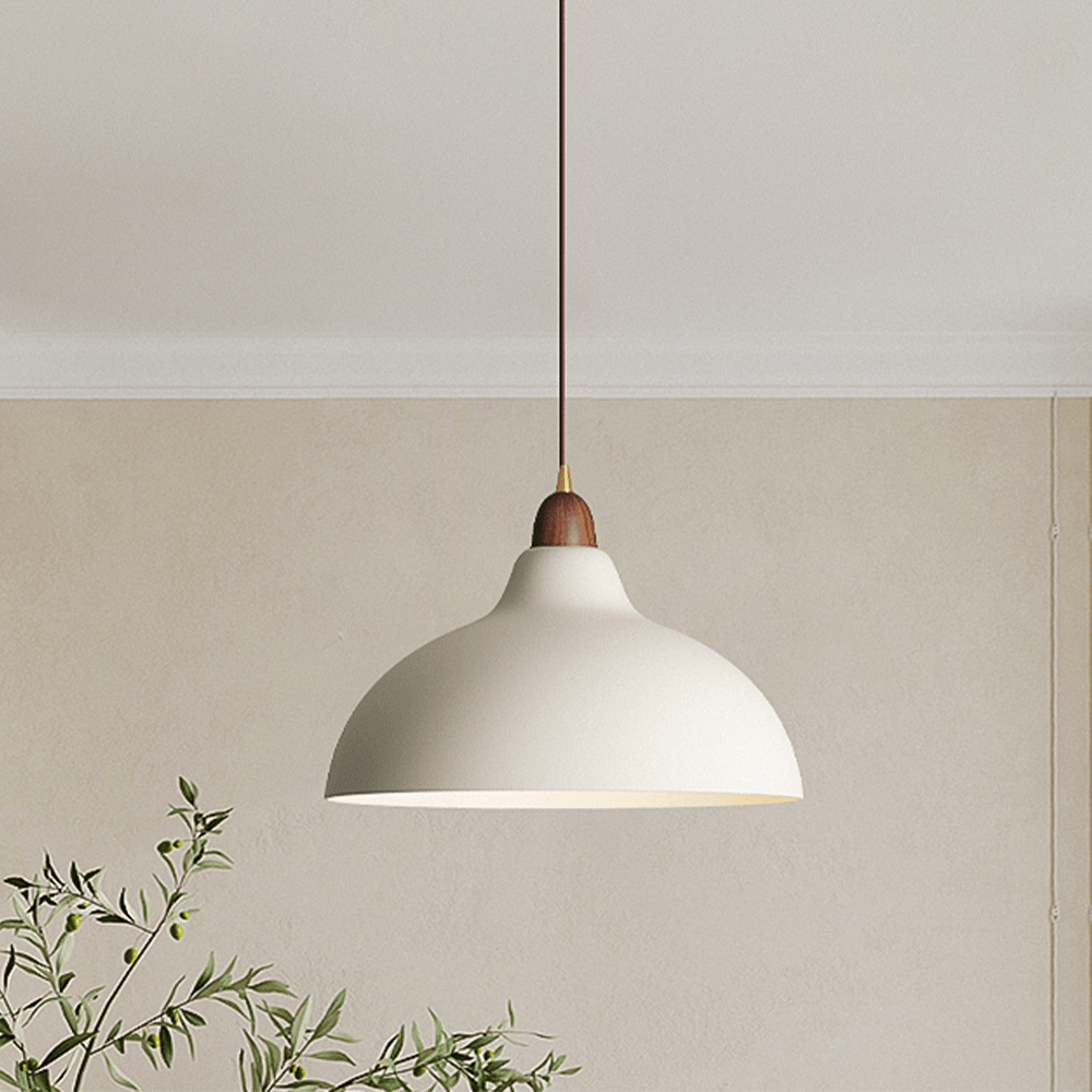 Glowiva - Skandinavische Hanglampe - Deckenleuchte - Weiß - Müller Mode