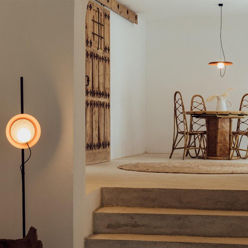 Industrielle LED Pendelleuchte aus Metall für Esszimmer