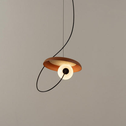 Industrielle LED Pendelleuchte aus Metall für Esszimmer