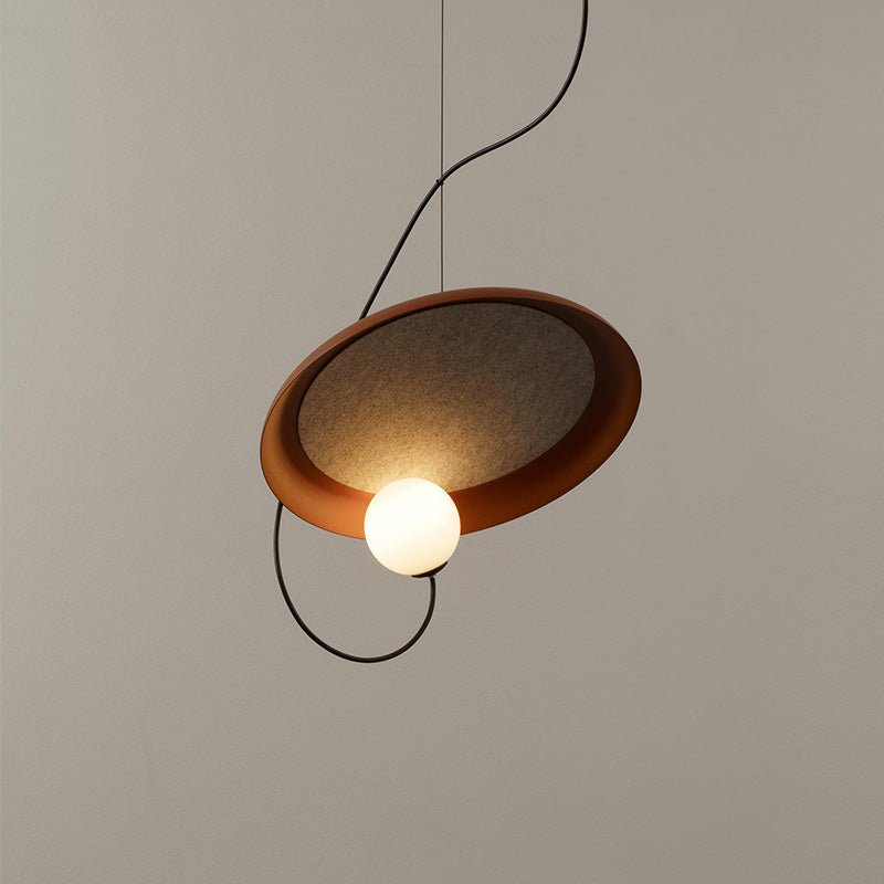 Industrielle LED Pendelleuchte aus Metall für Esszimmer