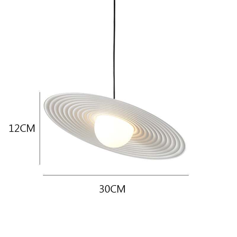 Moderne LED Pendelleuchte in UFO-Design für Wohnzimmer