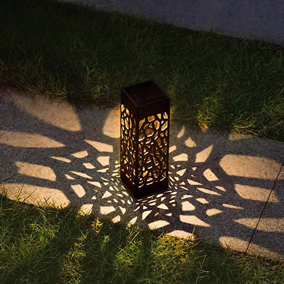 Wetterfeste LED Außenlampe mit Hohldesign für Garten und Terrasse ( 6 Stk.)