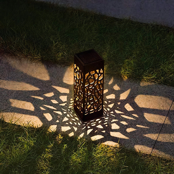 Wetterfeste LED Außenlampe mit Hohldesign für Garten und Terrasse ( 6 Stk.)