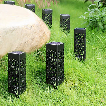 Wetterfeste LED Außenlampe mit Hohldesign für Garten und Terrasse ( 6 Stk.)