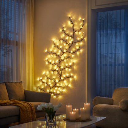 Elegante Ast-Wandleuchte für Wohnzimmer und Flur