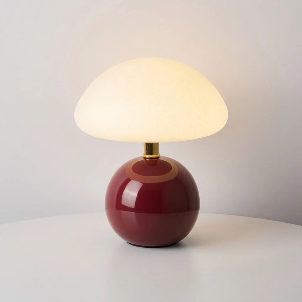 Pilz Tischlampe Mit Kuppelschirm Für Schreibtisch