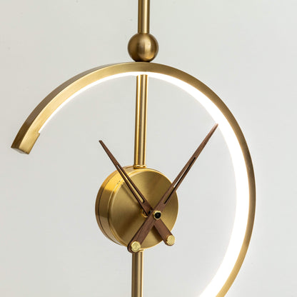 LED Tischlampe mit Uhr & Qi-Ladefunktion  mit dimmbarem Licht & kabellosem Ladepad