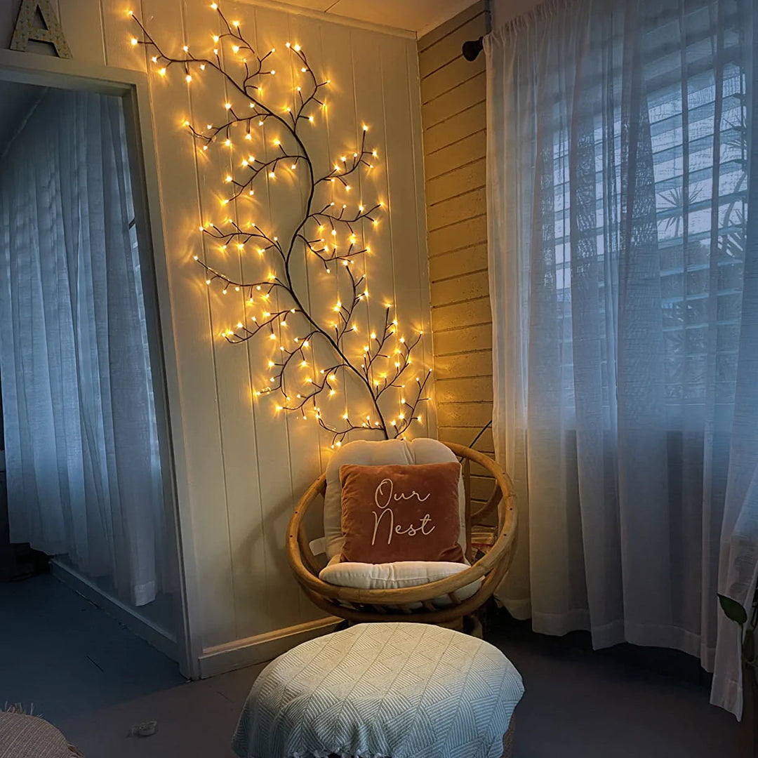 LED Zweiglichter für Wanddeko und Weihnachtsstimmung