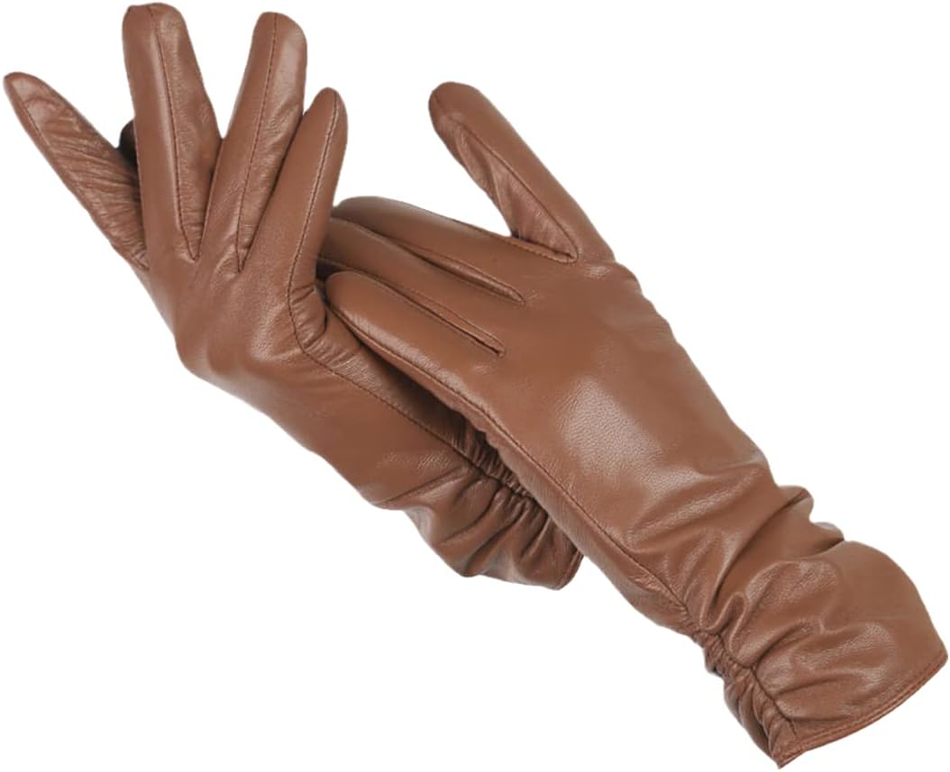 Damen Lederhandschuhe Mit Klassischem Design