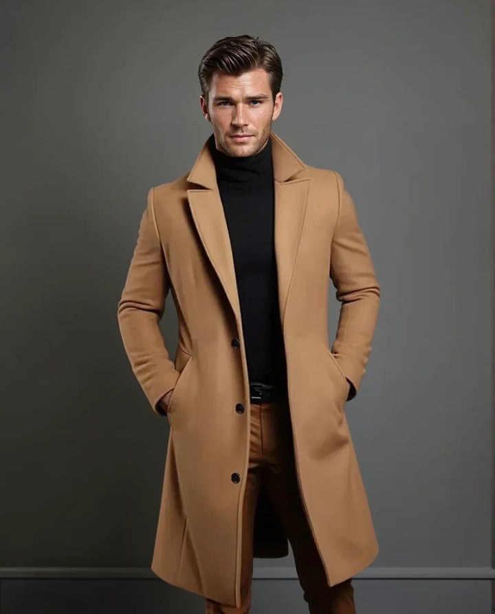 Herren Wolljacke Mit Klassischem Design