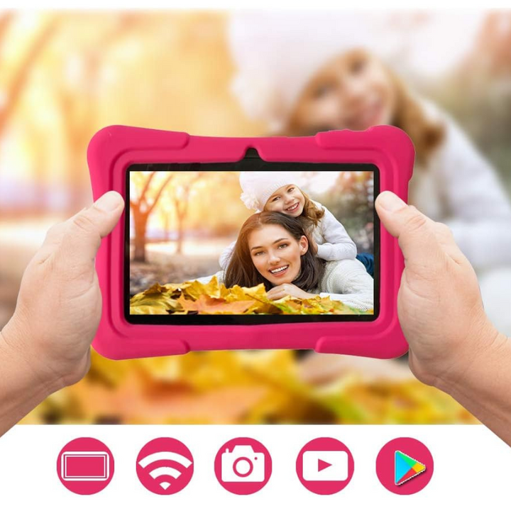 Kinder Tablet mit Lern-Apps und robustem Gehäuse