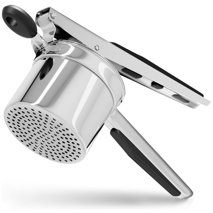 Kartoffelstampfer aus Edelstahl schwer für cremiges Püree