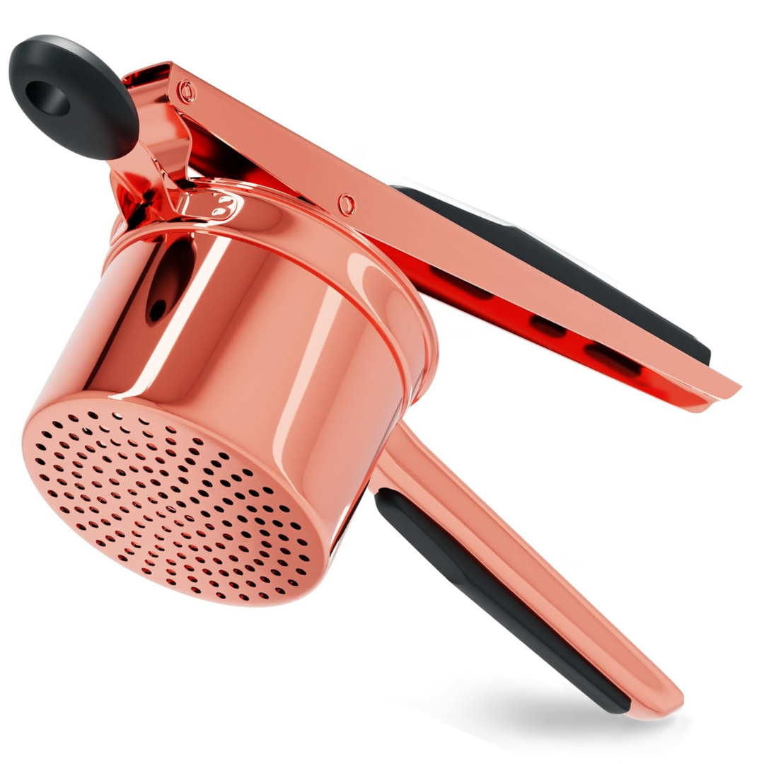 Kartoffelstampfer aus Edelstahl schwer für cremiges Püree